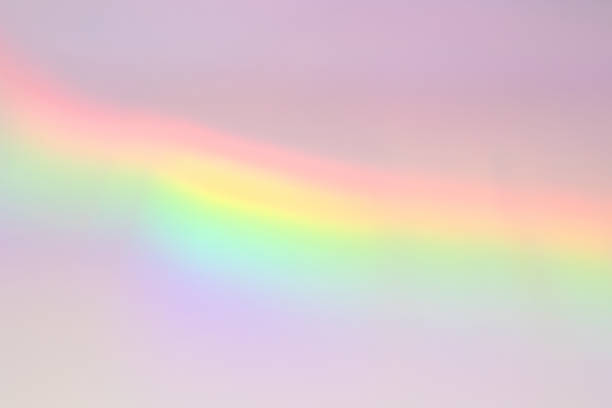 istock shiny retro futuristic iridescent holographic rainbow overlay light effect 1945288722