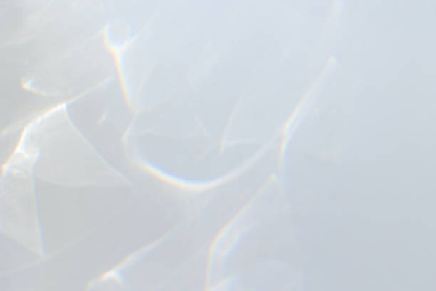 istock Blurred Water shadows and light refraction texture overlay effect on white wall 1945289245