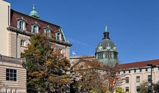 istock binghamton courthouse building (court house in downtown district of small town in the southern tier of new york state) legal trial prosecution (law enforcement) autumn fall day 1945368341