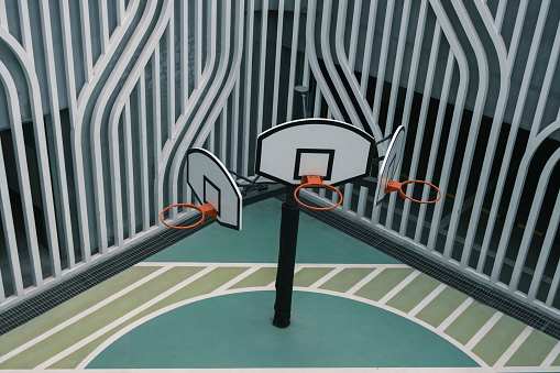 small basketball court