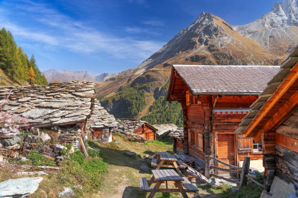 istock Village in the Swiss Alps 1945465655