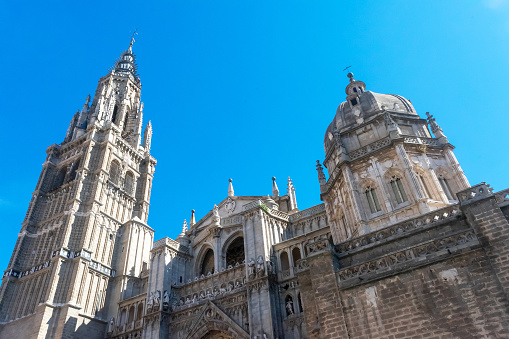 The Cathedral of Saint Mary. Toledo, the city of three cultures: Christian, Muslim and Jewish. Spain. Europe.