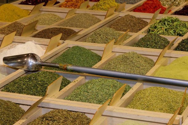 istock boxes with exotic spicy spices from all over the world 1945500056