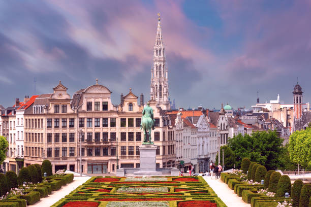 istock Brussels at night, Brussels, Belgium 1945506864