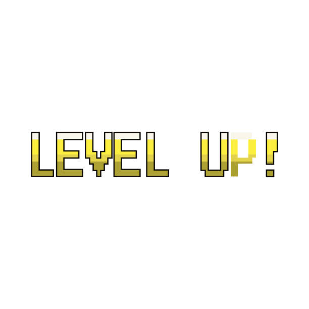 Level Complete 8 Bit Style 140+ 8 Bit Level Up Stock Illustrations, Royalty-Free Vector Graphics ...