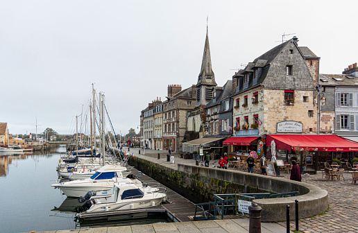 View over Angers skyline, Maine et Loire, France, Europe