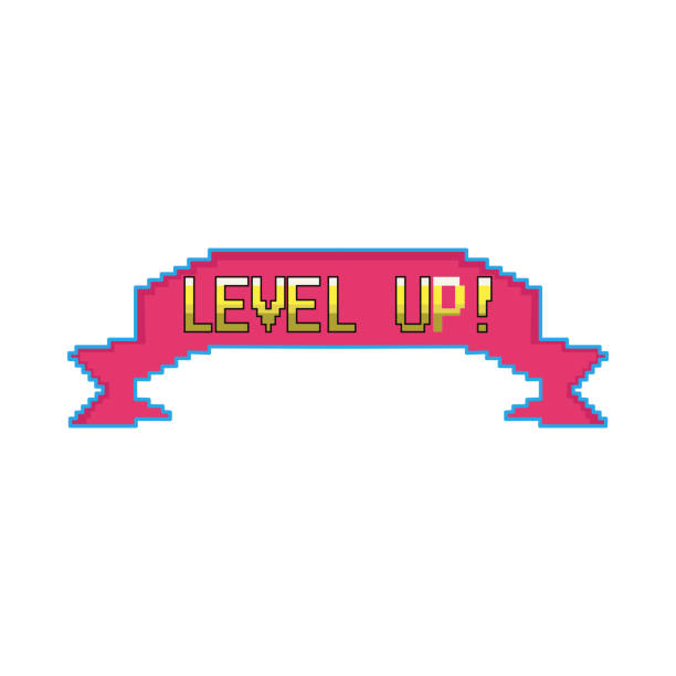 Level Complete 8 Bit Style 130+ 8 Bit Level Up Stock Photos, Pictures & Royalty-Free Images - iStock