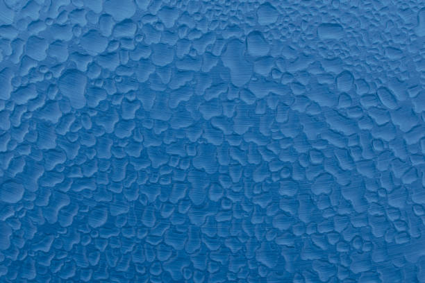 Abstract details of water drops on cap body work