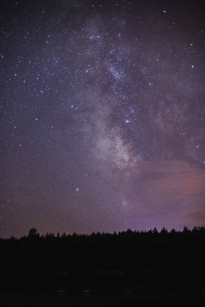 istock Starry colorful sky, milky way 1946165454