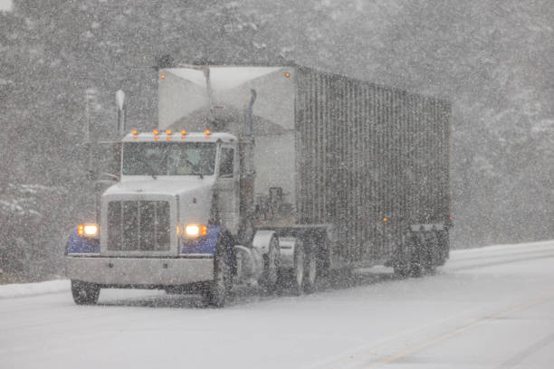 Trucking in snow