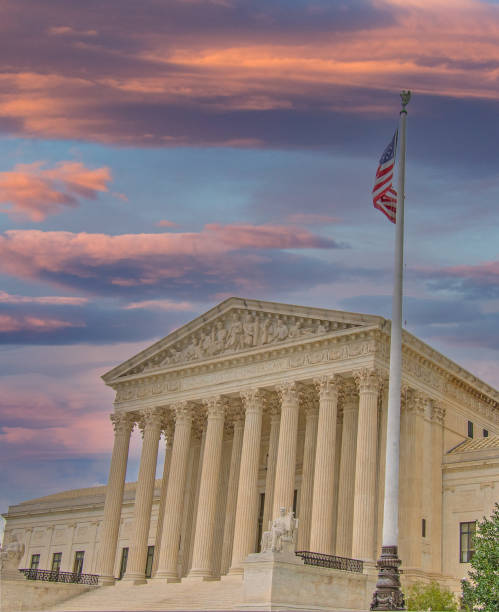 istock Sunset at the Supreme Court Washington DC 1946400000