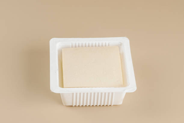 istock Silk Smooth Tofu or Tahu Sutra on Plastic Supermarket Packaging. 1946429825