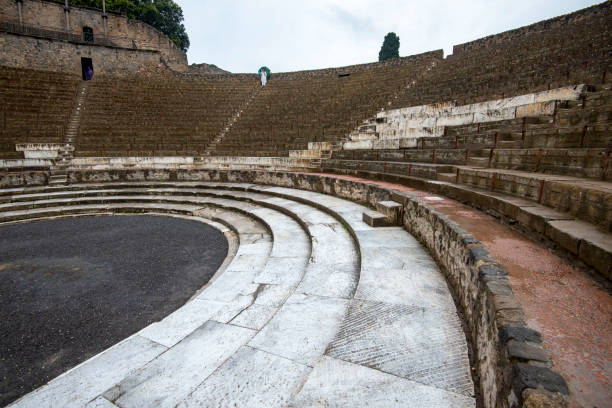 istock Large Theatre in Pompeii 1946453208