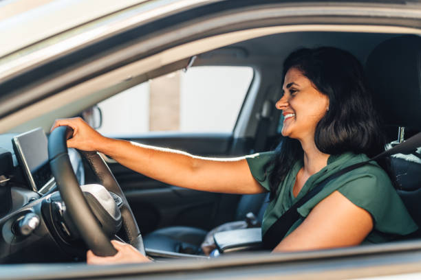 istock Woman driving a car 1946480903