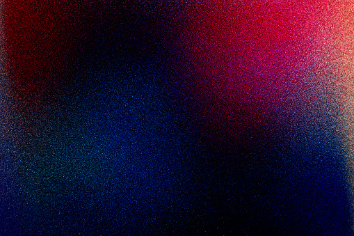 Dark blue purple red grain texture gradient background magenta pink glowing color grainy poster banner design
