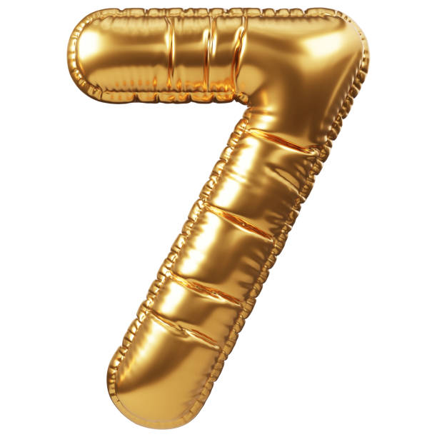 istock Gold Balloon 3D Number 7 1946676063