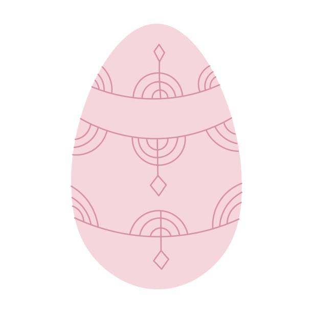 ilustrações, clipart, desenhos animados e ícones de egg illustration. simple vector easter egg. one egg. - sunflower white background eggs symbol