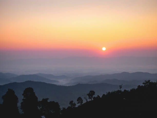 istock Chiang Rai. View. Hills. Mountains. Fog 1946808890