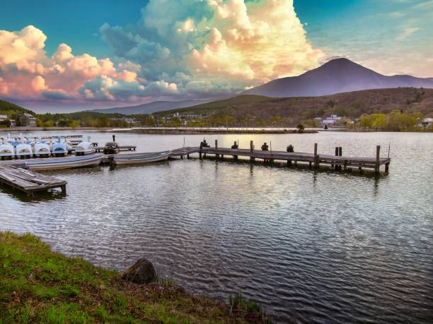 istock Japanese landscape1435 Lake Shirakaba 1946811979