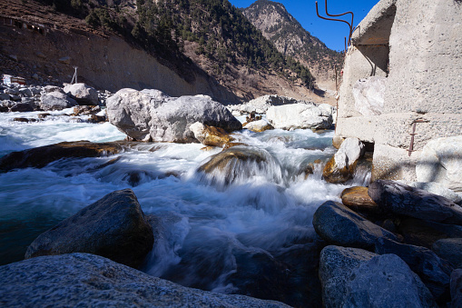 The Swat River (دریائے سوات ) is a perennial river in the northern region of the Khyber-Pakhtunkhwa Province of Pakistan. The river's source is in the high glacial valleys of the Hindu Kush mountains, where it then flows into the Kalam Valley before forming the spine of the wider Swat Valley.