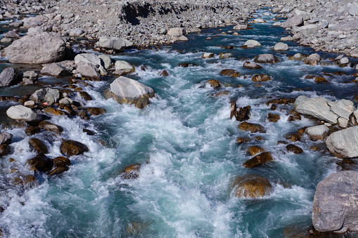 The Swat River (دریائے سوات ) is a perennial river in the northern region of the Khyber-Pakhtunkhwa Province of Pakistan. The river's source is in the high glacial valleys of the Hindu Kush mountains, where it then flows into the Kalam Valley before forming the spine of the wider Swat Valley.