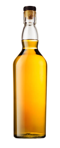 istock Bottle of whiskey, isolated on a white background. 1946896696