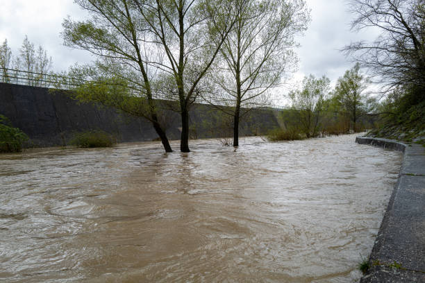 istock River with flood water 1946963493