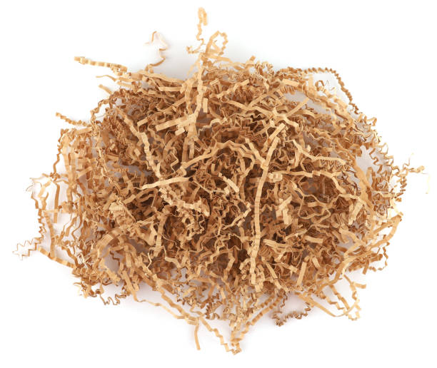 istock Pile of shredded paper isolated on white background. 1946970437