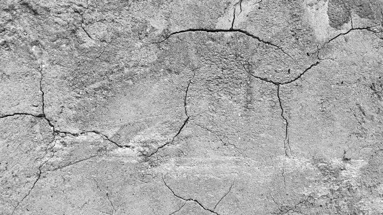 Peeled and cracked cement wall background 4k stock footage