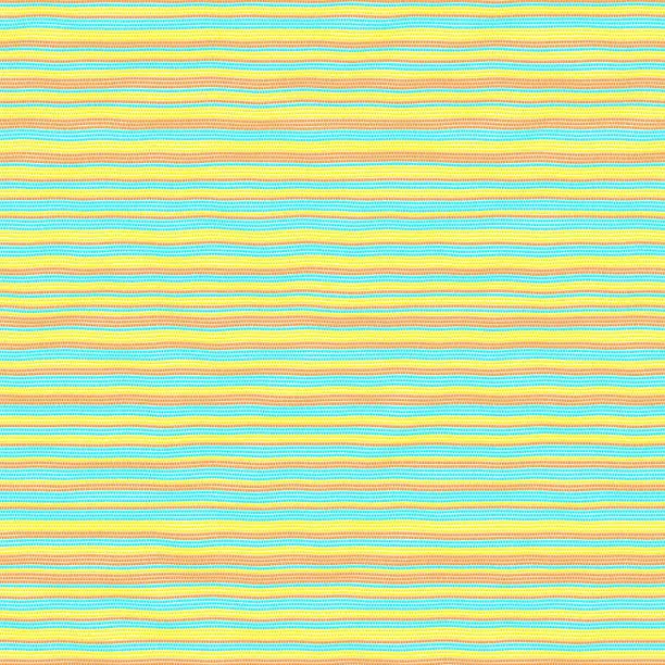 Vector illustration of Bright striped carpet vector pattern