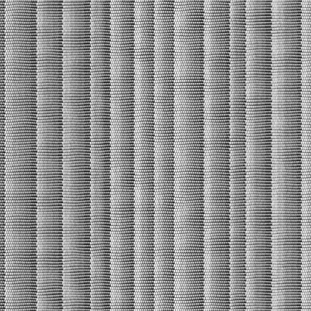 Vector illustration of Woven striped carpet vector pattern