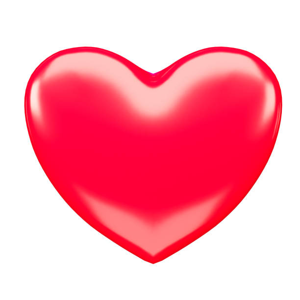 istock Valentine 3D icon image Ideal for digital greetings, this 3D image conveys affection with elegance and adds a touch of celebration isolated on a white background. Clipping path. 1947095756