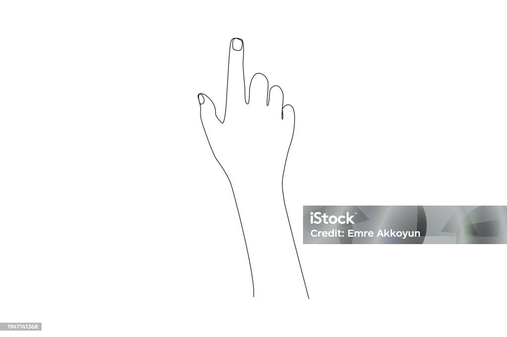 Get Control Line Drawing Hand Continuous Line Drawing Of A Hand Stock Illustration - Download Image ...