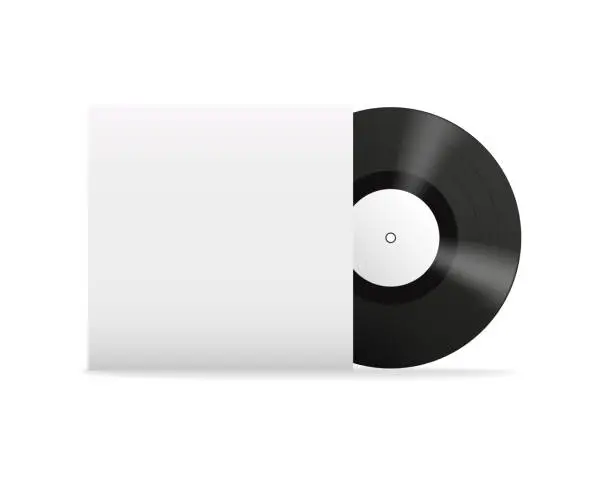 Vector illustration of vinyl record 1