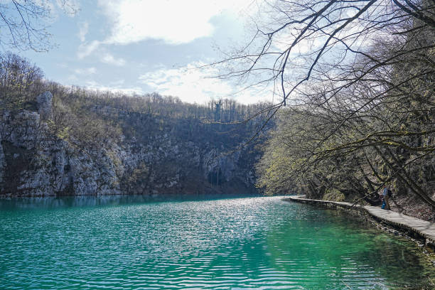 istock jade color lake of Plitvice 1947176555