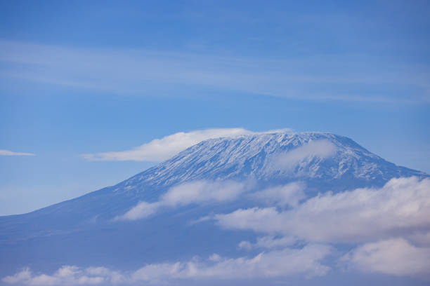 ice peak of mount kilimanjaro