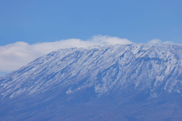 ice peak of mount kilimanjaro