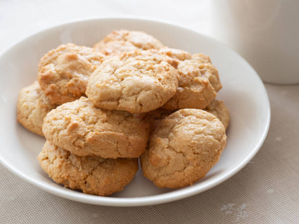 istock Amaretti cookies on a plate 1947254497