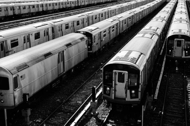 Subway Yard in Queens, New York