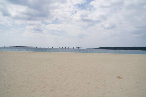 istock Kurima Island and Kurima Bridge seen from Yonaha Beach 1947343753