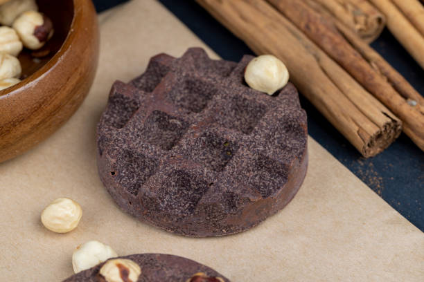 istock sweet chocolate with cocoa and nuts and other ingredients 1947408662