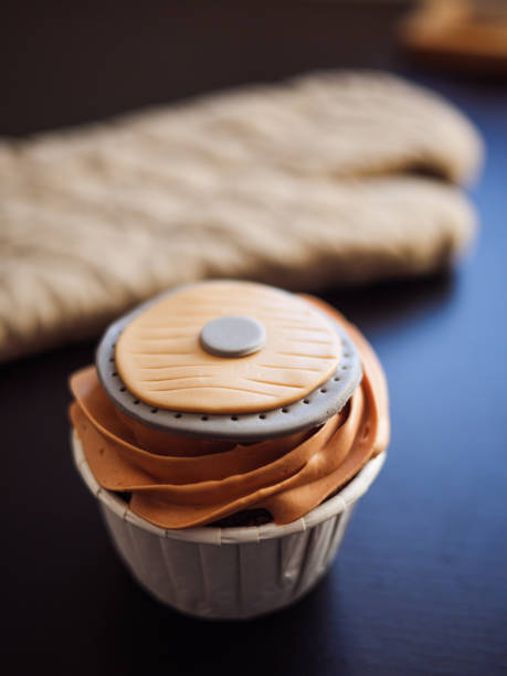 single decorated cupcake, Birthday theme party