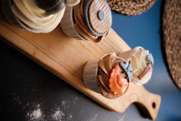 istock viking theme cupcakes, close-up shot 1947466079