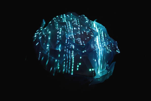 istock Abstract lights on a crumpled paper 1947532458