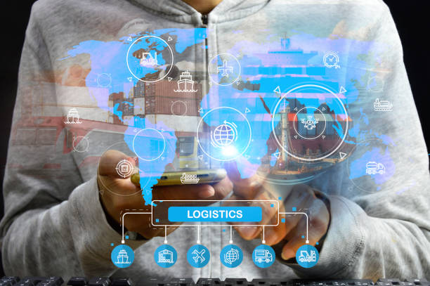 istock Concept of transportation system management the most efficient international,transportation technology 1947532985
