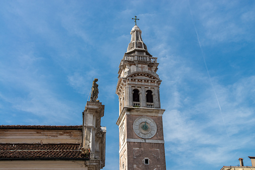 Bell Tower on City Square of San Marco in Venice, Italy.