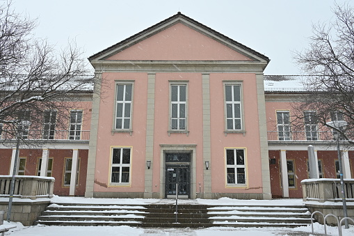 Historical building on the university campus of Erfurt