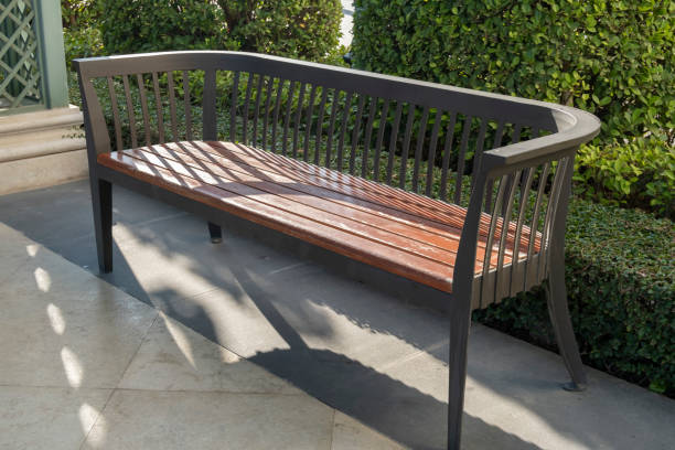 istock The sun shines on the leisure bench 1947661967