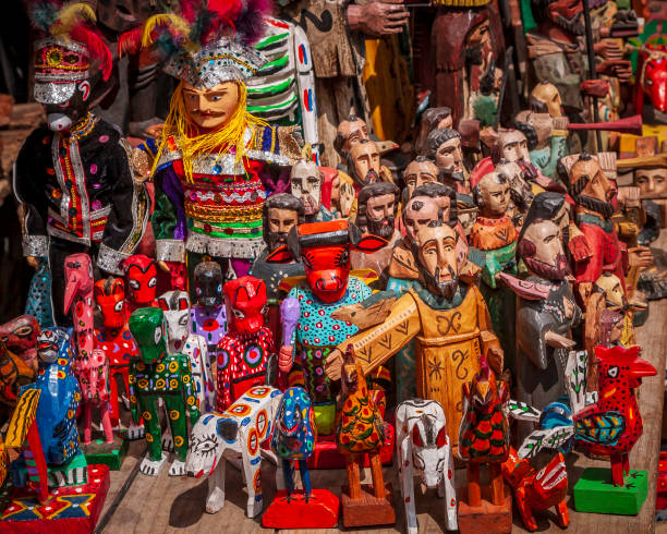 istock Market stall of figurines 1947672470