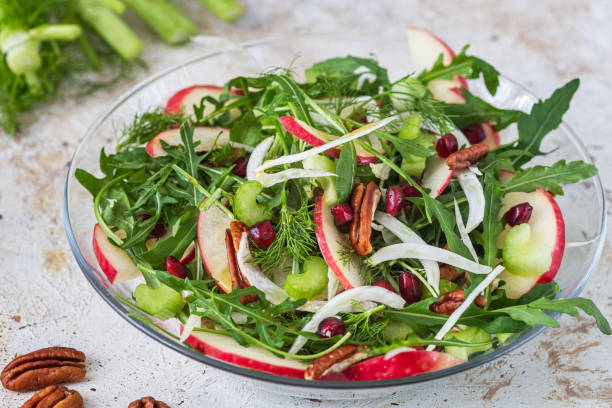istock Fresh salad with apples, fennel and nuts 1947678869